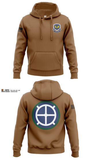 Hoodie, 35th ID OSJA, National Guard, Teamtime, Team time, sublimation, custom sports apparel, team uniforms, spirit wear, spiritwear, sports uniforms, custom shirts, team store, custom team store, fundraiser sports, apparel fundraiser
