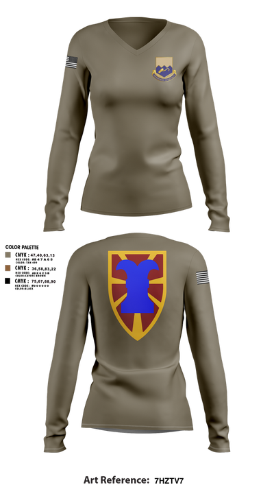 331 transportation company 93434208 Women's Long Sleeve V-neck Shirt - 1