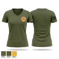 6th Motor Transport Battalion (6th MTBN) Women's Short Sleeve V-neck Shirt - 1