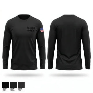 Long Sleeve Performance Shirt, Martinsville Sheriff Office, Police, Teamtime, Team time, sublimation, custom sports apparel, team uniforms, spirit wear, spiritwear, sports uniforms, custom shirts, team store, custom team store, fundraiser sports, apparel fundraiser