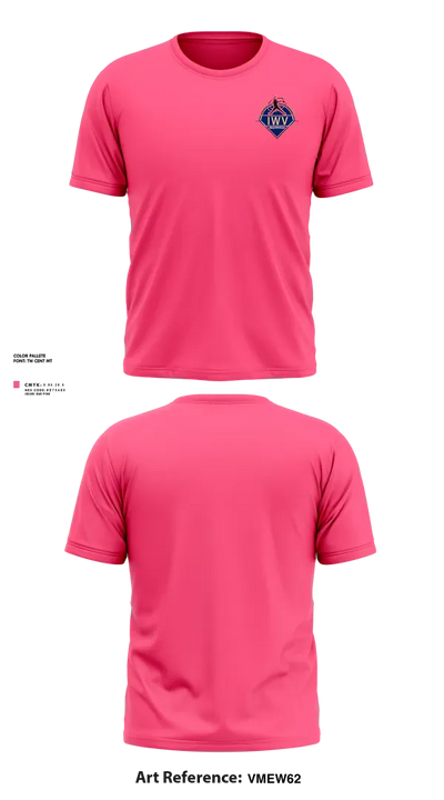 IWV Youth Softball 66650768 Short Sleeve Performance Shirt - 13