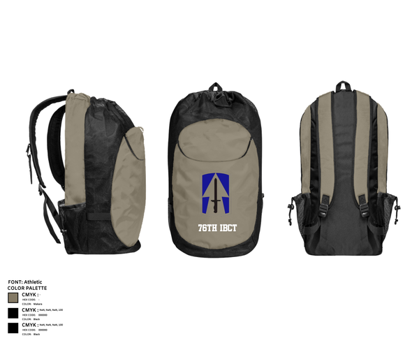 Gear Bag, 76th IBCT, , Teamtime, Team time, sublimation, custom sports apparel, team uniforms, spirit wear, spiritwear, sports uniforms, custom shirts, team store, custom team store, fundraiser sports, apparel fundraiser