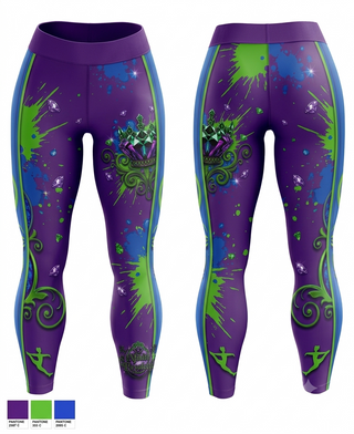 Womens Leggings, Nfinite Royalettz, Cheer, Teamtime, Team time, sublimation, custom sports apparel, team uniforms, spirit wear, spiritwear, sports uniforms, custom shirts, team store, custom team store, fundraiser sports, apparel fundraiser