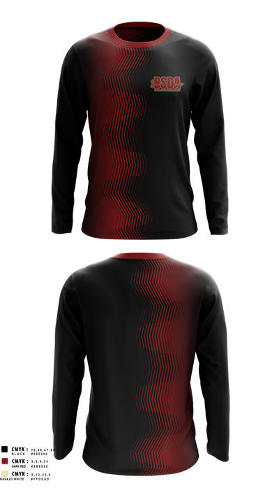 BackStage Dance Academy 24827282 Long Sleeve Performance Shirt 100