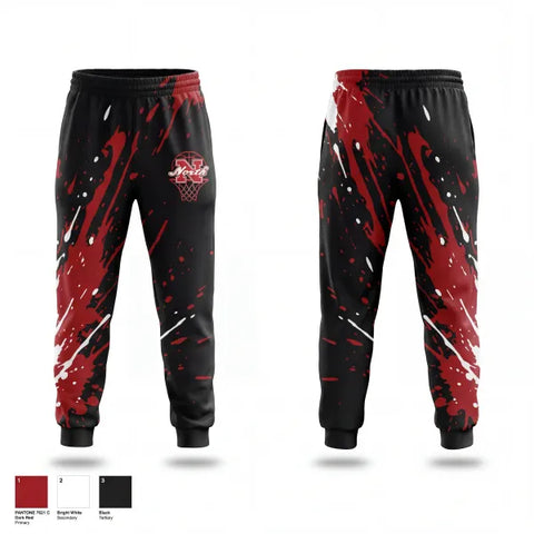 Sweatpants, North Attleboro, Women's Basketball, Teamtime, Team time, sublimation, custom sports apparel, team uniforms, spirit wear, spiritwear, sports uniforms, custom shirts, team store, custom team store, fundraiser sports, apparel fundraiser