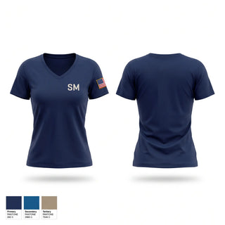 Womens Short Sleeve Vneck Shirt, SM Goons, Men's Basketball, Teamtime, Team time, sublimation, custom sports apparel, team uniforms, spirit wear, spiritwear, sports uniforms, custom shirts, team store, custom team store, fundraiser sports, apparel fundraiser