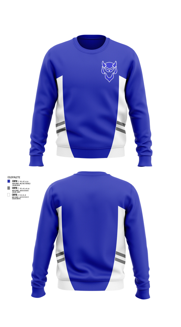 Crew Neck Sweatshirt, Blue Devils, Softball, Teamtime, Team time, sublimation, custom sports apparel, team uniforms, spirit wear, spiritwear, sports uniforms, custom shirts, team store, custom team store, fundraiser sports, apparel fundraiser
