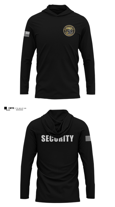 Detroit bodyguards protection unit Long Sleeve Hooded Sun Shirt - 3