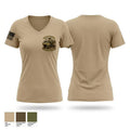 4-1FA 49938583 Women's Short Sleeve V-neck Shirt - 1