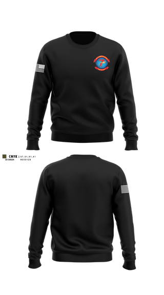 Crew Neck Sweatshirt, 7th Communication Battalion, Marines, Teamtime, Team time, sublimation, custom sports apparel, team uniforms, spirit wear, spiritwear, sports uniforms, custom shirts, team store, custom team store, fundraiser sports, apparel fundraiser