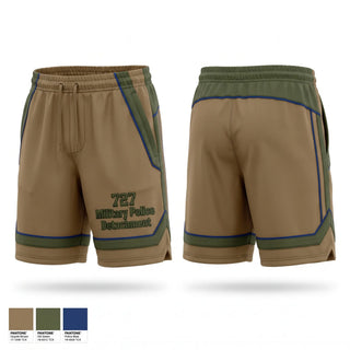 Athletic Shorts With Pockets, 727 Military Police Detachment, National Guard, Teamtime, Team time, sublimation, custom sports apparel, team uniforms, spirit wear, spiritwear, sports uniforms, custom shirts, team store, custom team store, fundraiser sports, apparel fundraiser