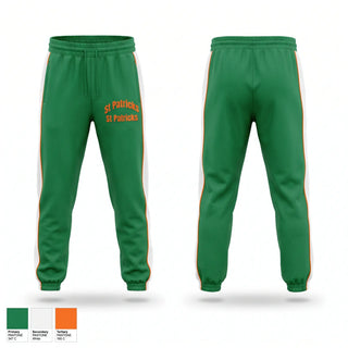 Sweatpants, St. Patrick’s, Men's Basketball, Teamtime, Team time, sublimation, custom sports apparel, team uniforms, spirit wear, spiritwear, sports uniforms, custom shirts, team store, custom team store, fundraiser sports, apparel fundraiser