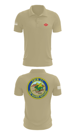 Short Sleeve Performance Polo, NMCB  27, Navy, Teamtime, Team time, sublimation, custom sports apparel, team uniforms, spirit wear, spiritwear, sports uniforms, custom shirts, team store, custom team store, fundraiser sports, apparel fundraiser