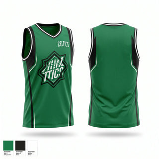 Mens Basketball Jersey, CELTICS, Men's Basketball, Teamtime, Team time, sublimation, custom sports apparel, team uniforms, spirit wear, spiritwear, sports uniforms, custom shirts, team store, custom team store, fundraiser sports, apparel fundraiser
