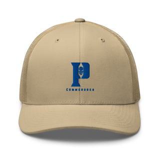 Perry High School Commodores Retro Trucker Hat | Yupoong 6606