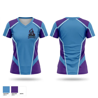 Womens Short Sleeve Vneck Shirt, Union County Roughnecks, Baseball, Teamtime, Team time, sublimation, custom sports apparel, team uniforms, spirit wear, spiritwear, sports uniforms, custom shirts, team store, custom team store, fundraiser sports, apparel fundraiser
