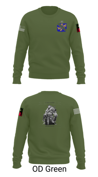 Crew Neck Sweatshirt, 1-306th IN BN, , Teamtime, Team time, sublimation, custom sports apparel, team uniforms, spirit wear, spiritwear, sports uniforms, custom shirts, team store, custom team store, fundraiser sports, apparel fundraiser
