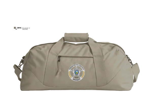Duffle Bag, Perquimans County Sheriff's Office, Police, Teamtime, Team time, sublimation, custom sports apparel, team uniforms, spirit wear, spiritwear, sports uniforms, custom shirts, team store, custom team store, fundraiser sports, apparel fundraiser