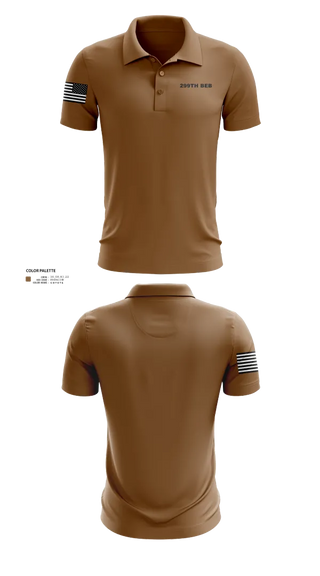 Short Sleeve Performance Polo, 299th BEB, Army, Teamtime, Team time, sublimation, custom sports apparel, team uniforms, spirit wear, spiritwear, sports uniforms, custom shirts, team store, custom team store, fundraiser sports, apparel fundraiser