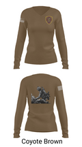 7455th MORU 95873552 Women's Long Sleeve V-neck Shirt - 17