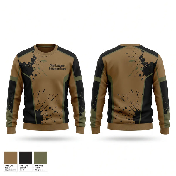 Crew Neck Sweatshirt, Shark Attack Response Team, , Teamtime, Team time, sublimation, custom sports apparel, team uniforms, spirit wear, spiritwear, sports uniforms, custom shirts, team store, custom team store, fundraiser sports, apparel fundraiser