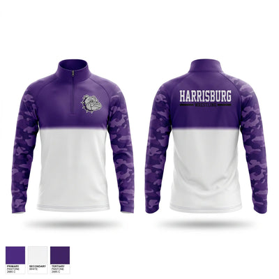 HARRISBURG Bulldogs Quarter Zip Jacket - 1