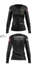 C CO 1-138 IN REGT 407460 Women's Long Sleeve V-neck Shirt - 100