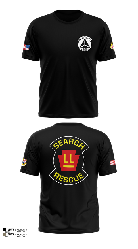 Old School Cotton Feel Shirt, Wicomico Composite Squadron, Air Force, Teamtime, Team time, sublimation, custom sports apparel, team uniforms, spirit wear, spiritwear, sports uniforms, custom shirts, team store, custom team store, fundraiser sports, apparel fundraiser