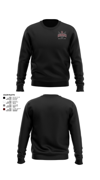 Crew Neck Sweatshirt, Don Bosco Wrestling 26-27, Wrestling, Teamtime, Team time, sublimation, custom sports apparel, team uniforms, spirit wear, spiritwear, sports uniforms, custom shirts, team store, custom team store, fundraiser sports, apparel fundraiser