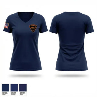 Womens Short Sleeve Vneck Shirt, Tucson Police Department, Police, Teamtime, Team time, sublimation, custom sports apparel, team uniforms, spirit wear, spiritwear, sports uniforms, custom shirts, team store, custom team store, fundraiser sports, apparel fundraiser