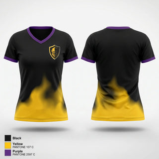 Womens Short Sleeve Vneck Shirt, Golden Knights, Baseball, Teamtime, Team time, sublimation, custom sports apparel, team uniforms, spirit wear, spiritwear, sports uniforms, custom shirts, team store, custom team store, fundraiser sports, apparel fundraiser