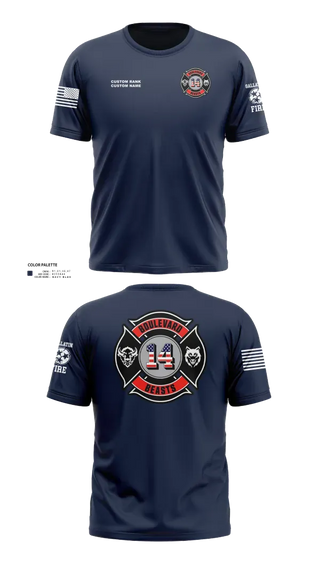 Short Sleeve Performance Shirt, Gallatin Fire Department Station 4, Fire Department, Teamtime, Team time, sublimation, custom sports apparel, team uniforms, spirit wear, spiritwear, sports uniforms, custom shirts, team store, custom team store, fundraiser sports, apparel fundraiser