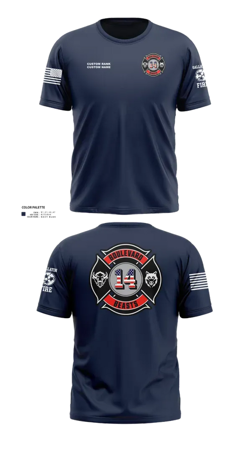 Short Sleeve Performance Shirt, Gallatin Fire Department Station 4, Fire Department, Teamtime, Team time, sublimation, custom sports apparel, team uniforms, spirit wear, spiritwear, sports uniforms, custom shirts, team store, custom team store, fundraiser sports, apparel fundraiser