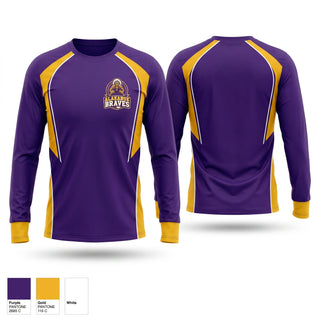 Long Sleeve Performance Shirt, Alakanuk Braves, Wrestling, Teamtime, Team time, sublimation, custom sports apparel, team uniforms, spirit wear, spiritwear, sports uniforms, custom shirts, team store, custom team store, fundraiser sports, apparel fundraiser