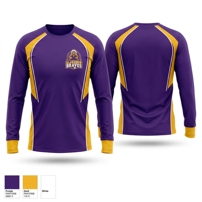 Alakanuk Braves Long Sleeve Performance Shirt - 1