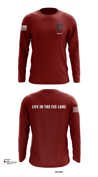 III MEF G-9 26975177 Long Sleeve Performance Shirt 102
