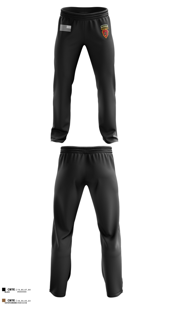 Sweatpants, H2F, 2nd Mobile Brigade, 25th Infantry Division, Army, Teamtime, Team time, sublimation, custom sports apparel, team uniforms, spirit wear, spiritwear, sports uniforms, custom shirts, team store, custom team store, fundraiser sports, apparel fundraiser