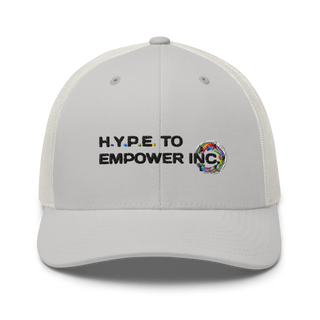 H.Y.P.E. to Empower, Inc. Retro Trucker Hat | Yupoong 6606