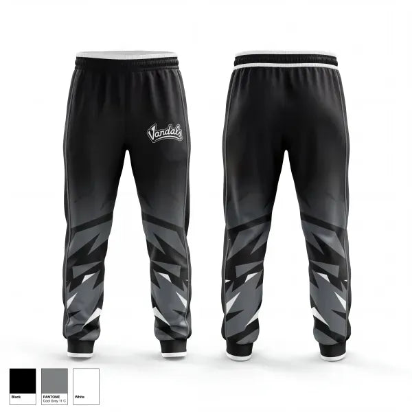 Sweatpants, Midwest Vandals, Baseball, Teamtime, Team time, sublimation, custom sports apparel, team uniforms, spirit wear, spiritwear, sports uniforms, custom shirts, team store, custom team store, fundraiser sports, apparel fundraiser