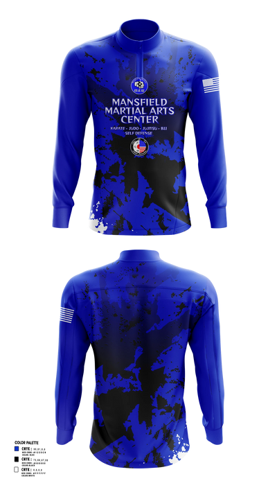 Mansfield Martial Arts Center Quarter Zip Jacket - 18