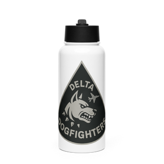 Delta Dogfighters 1370718 Stainless Steel Water Bottle with a Straw Lid