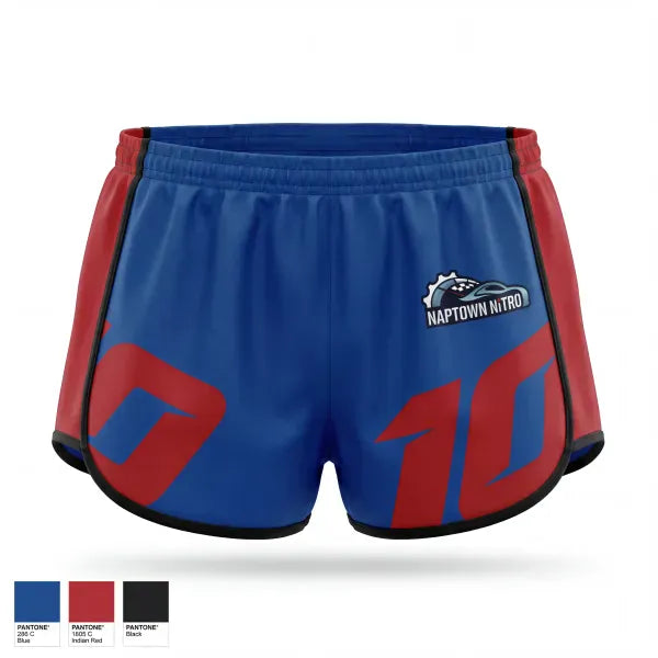 Womens Shorts, Naptown Nitro, Men's Volleyball, Teamtime, Team time, sublimation, custom sports apparel, team uniforms, spirit wear, spiritwear, sports uniforms, custom shirts, team store, custom team store, fundraiser sports, apparel fundraiser