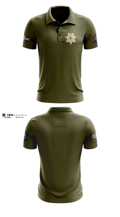 Ranger Services Long Sleeve Performance Polo - 100