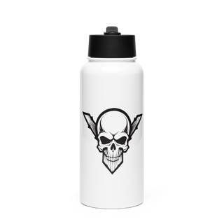GUARDIANS 78233833 Stainless Steel Water Bottle with a Straw Lid