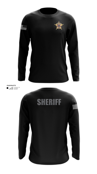 Long Sleeve Performance Shirt, WISE COUNTY SHERIFF'S OFFICE - TEXAS, Police, Teamtime, Team time, sublimation, custom sports apparel, team uniforms, spirit wear, spiritwear, sports uniforms, custom shirts, team store, custom team store, fundraiser sports, apparel fundraiser