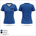 Clinton Cougars 84876273 Women's Short Sleeve V-neck Shirt - 1