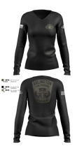 Arlington County Bomb Squad 31084993 Women's Long Sleeve V-neck Shirt - 100
