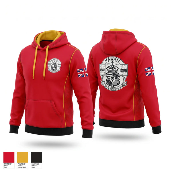 Hoodie, Hawaii Royal Honor Guard, , Teamtime, Team time, sublimation, custom sports apparel, team uniforms, spirit wear, spiritwear, sports uniforms, custom shirts, team store, custom team store, fundraiser sports, apparel fundraiser