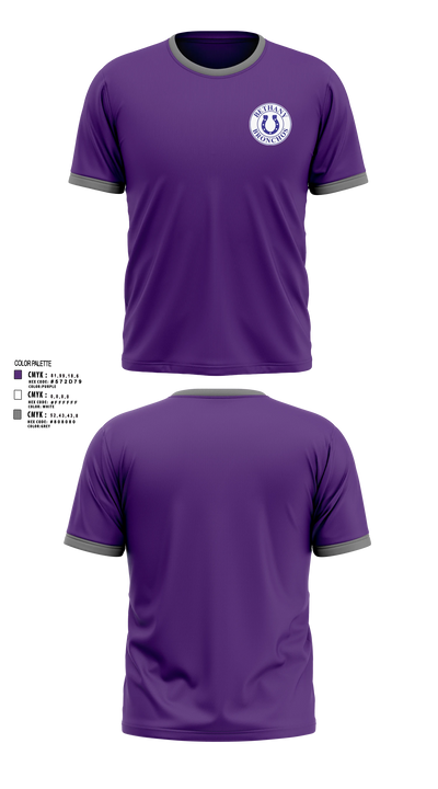 Bethany Bronchos Short Sleeve Performance Shirt - 4