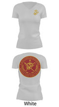 MCRD Parris Island Protocol Office 57791645 Women's Short Sleeve V-neck Shirt - 12